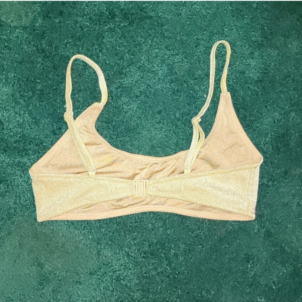 Triangl Mica Gold Sparkle Bikini Swim Set